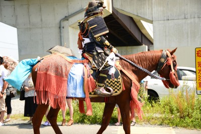 震災後に私が撮影した相馬野馬追い宇多郷の行列